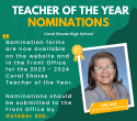  2023-2024 Teacher Nomination forms available now!